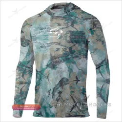 Мужская футболка с капюшоном SPELISPOS для защиты от солнца UPF 50+