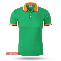 Мужская поло с коротким рукавом, дышащая сетка, воротник, весенне-летняя коллекция, оранжево-фиолетовая, другие цвета