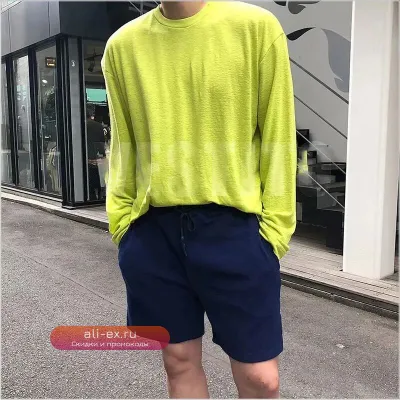 Футболка с длинным рукавом в корейском стиле