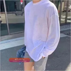 Футболка с длинным рукавом в корейском стиле