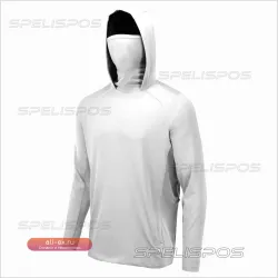 Удостоенная капюшоном рубашка для рыбалки с защитой от УФ-лучей UPF 50, быстросохнущая