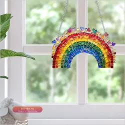 Подвески-ловец солнца для детских праздников и подарков на День Святого Валентина из радужного хрустального стекла