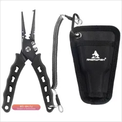 Рыболовные клещи Angryfish 420 из нержавеющей стали с кусачками для лески и экстрактором крючков