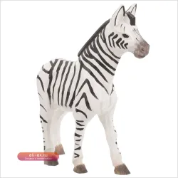 Статуэтка зебры из дерева для декора стола