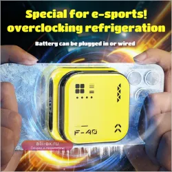 2025 NEW F40: Магнитный кулер для телефона с AI-охлаждением и цифровым дисплеем