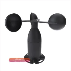 Анемометр из алюминиевого сплава CE Automatic Heating с RS485/0-10V/0-2V для метеостанции