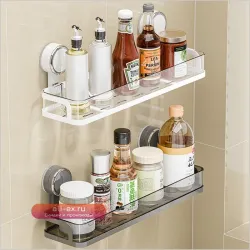 Настенная полка для специй на присосках без сверления