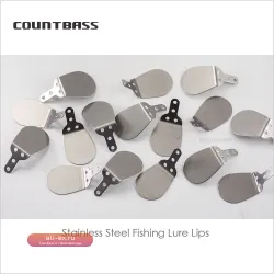 Накладки на воблеры COUNTBASS 20 шт. из нержавеющей стали для DIY, фурнитура и комплектующие