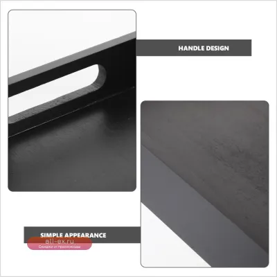 Деревянный поднос для закусок, чая, полотенец и декора