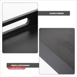 Деревянный поднос для закусок, чая, полотенец и декора