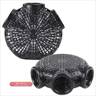 Ловушка для рыбалки из пластика, 2 шт., переносная, для крабов, лобстеров, креветок