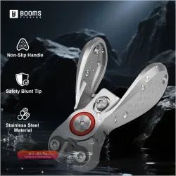 Ножницы для лески Booms Fishing LC1 мини, нержавеющая сталь