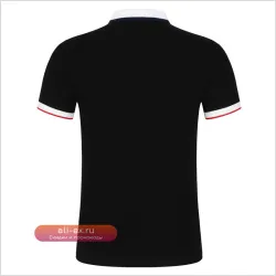 Летняя мужская поло 100% хлопок с логотипом компании