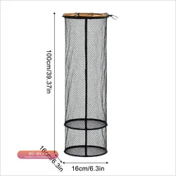 Легкая складная нейлоновая сетка для рыбалки на каяке – для ловли сома, форели, окуня в пресной и соленой воде