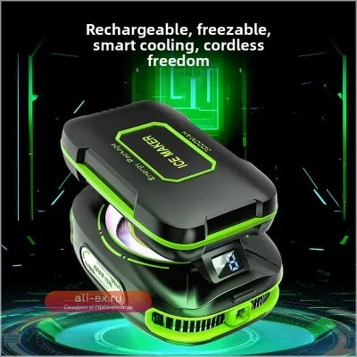 Магнитный кулер для телефона New JS85 с полупроводниковым охлаждением, тихий, с цифровым дисплеем и зарядкой