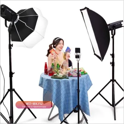 Светодиодный стриминговый светильник FS150W/150B с двумя режимами цветовой температуры для бьюти-съемок