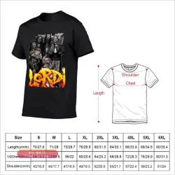 Футболка с принтом группы Lordi для фанатов