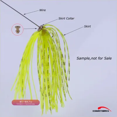 Заготовки для спиннербейтов Countbass из латуни (50 шт.)