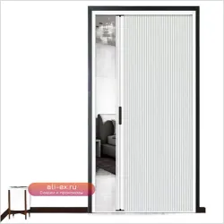 Разделительная перегородка-гармошка Honeycomb для ванной, спальни, кухни, гостиной, балкона, шкафа-купе — невидимая дверь