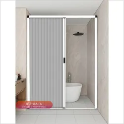 Разделительная перегородка-гармошка Honeycomb для ванной, спальни, кухни, гостиной, балкона, шкафа-купе — невидимая дверь