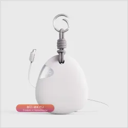 Power Bank 10000mAh с карабином, выдвижным кабелем и супер быстрой зарядкой