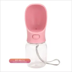 Портативная поилка-диспенсер для собак и кошек 350/550 мл