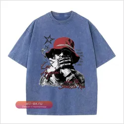 Футболка мужская Street Retro Hip Hop с принтом персонажа
