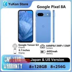 Google Pixel 8a с ИИ, Google Tensor G3, 64 Мп Quad PD, 120 Гц OLED, 4492 мАч