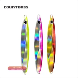Спиннинговые приманки Countbass Jigging для морской рыбалки, слайд-джиги, металлические блесны, 3 шт. по 60-150 г