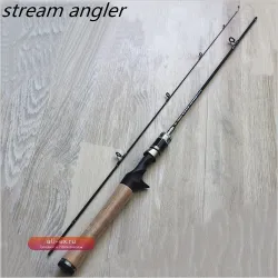 Ультралегкий карбоновый спиннинг 1.38м для форели и окуня, тест 1.5-5г, шнур 3-6lb