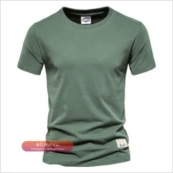 Мужские летние футболки из 100% хлопка белые и черные – модный базовый стиль с коротким рукавом