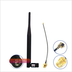 Антенный удлинительный кабель U.FL - SMA 868/915/433 МГц (1.13 мм) для роутеров Lora, 2G/3G/4G