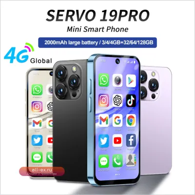 SERVO 19PRO Mini Смартфон 4G LTE Android 12 4/128GB