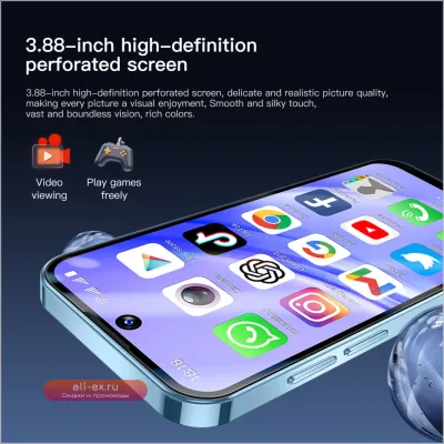 SERVO 19PRO Mini Смартфон 4G LTE Android 12 4/128GB