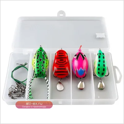 Комплект плавающих приманок Thunderfrog Road Runner для летней рыбалки