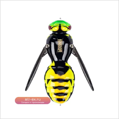 Имитационная приманка для насекомых Bionic Insect Bait с поверхностной системой и шумом имитации волны