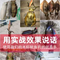 Набор оснасток для морской рыбалки: светящиеся креветки для ночной ловли (3.5)