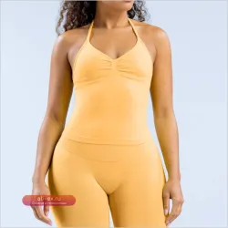 Спортивный топ-бра KUNNA Impact Longline для йоги и фитнеса с перекрестными бретелями