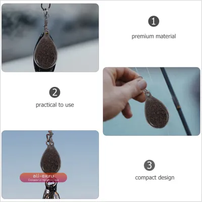 5шт. Портативный Железный Грузило для Рыбалки, Прочное Drop Shot, Рыболовные Снастей для Активного Отдыха