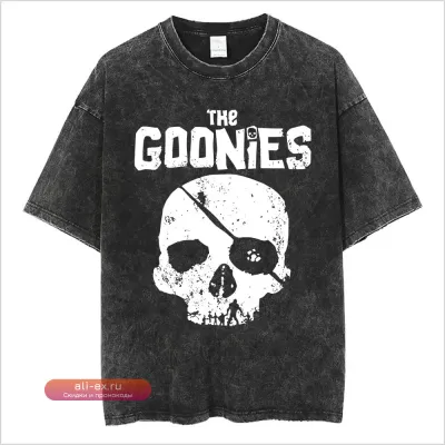Футболка The Goonies Never Say Die Винтаж с принтом скелета