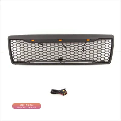 Решетка радиатора Ford F150 1992-1996 Raptor Mesh с LED подсветкой