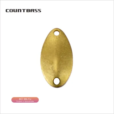 Заготовки воблеров COUNTBASS 50 шт. 1.8г латунь для форели