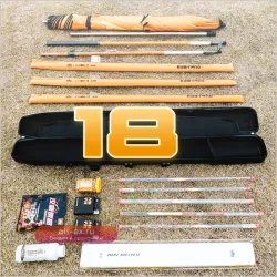 Компактный рюкзак для удочек FS2: водонепроницаемый, большой, универсальный держатель для рыболовных снастей