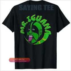 Vintage Tee Mr Iguana Lover Y2k Graphic T-Shirt