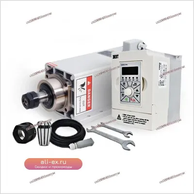 Шпиндель для деревообработки 3.5кВт 18000 об/мин 300Гц с воздушным охлаждением CNC