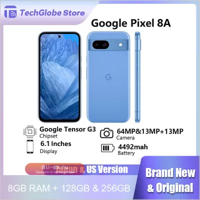 Смартфон Google Pixel 8a с процессором Tensor G3, AI, камерой 64 Мп и дисплеем 120 Гц