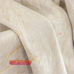 Шторы Chenier "Французский шик" Blackout, кремовые, для спальни и гостиной, премиум, стиль легкой роскоши