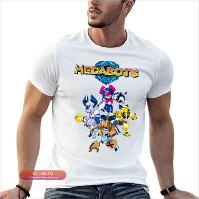 Футболка Medabots "Создай свой дизайн" для мужчин