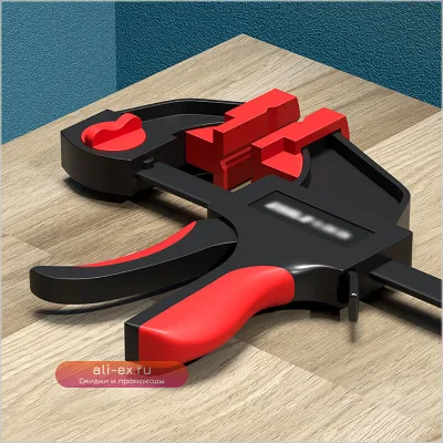 Зажим F-типа для столярных работ с одной рукой