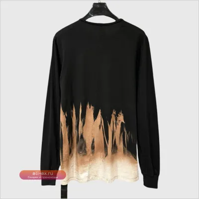 Футболка мужская Dark RO Style с принтом "Пламя": весенне-осенняя, хлопок, свободный крой